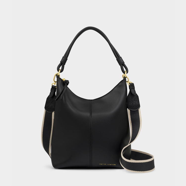 Hallie Satchel Bag Black