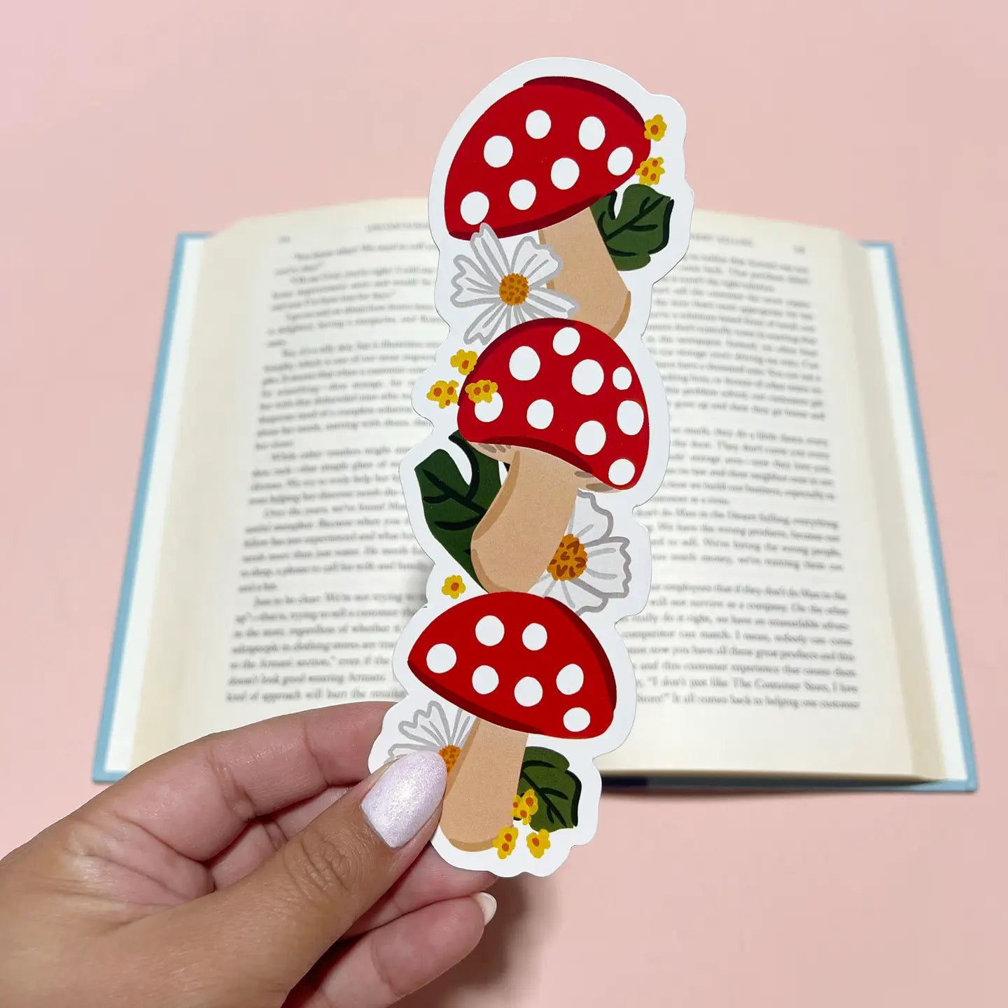 Mushrooms Die Cut Bookmark