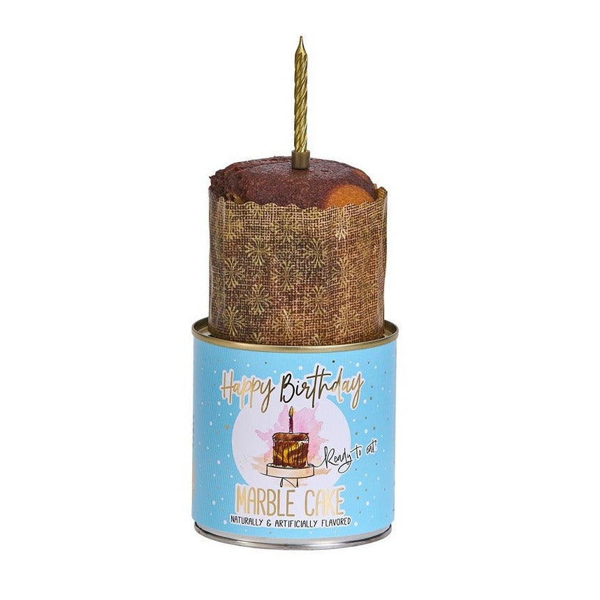 Happy Birthday Marble Cake