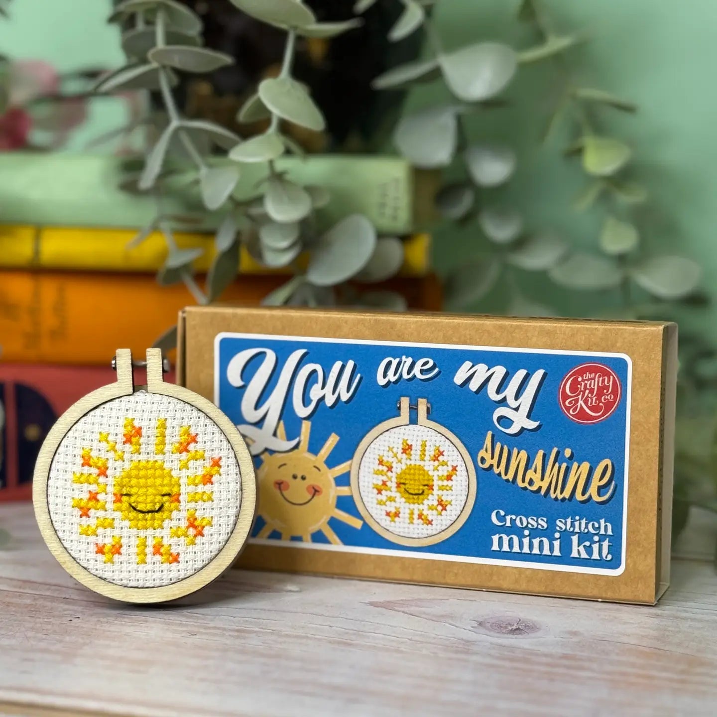 "You Are My Sunshine" Mini Matchbox Cross Stitch Kit
