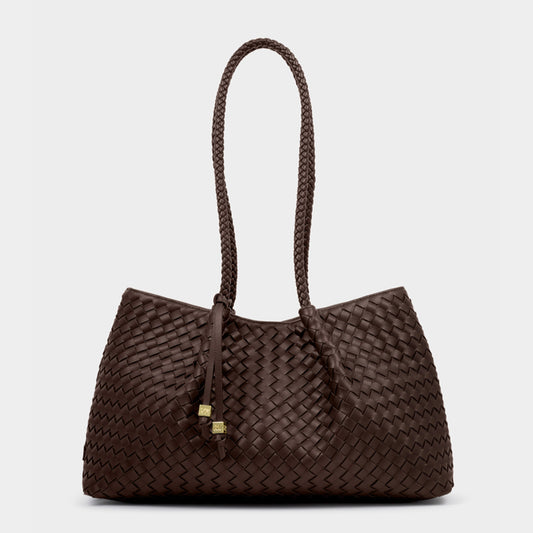 Nova Small Shoulder Tote Chocolate