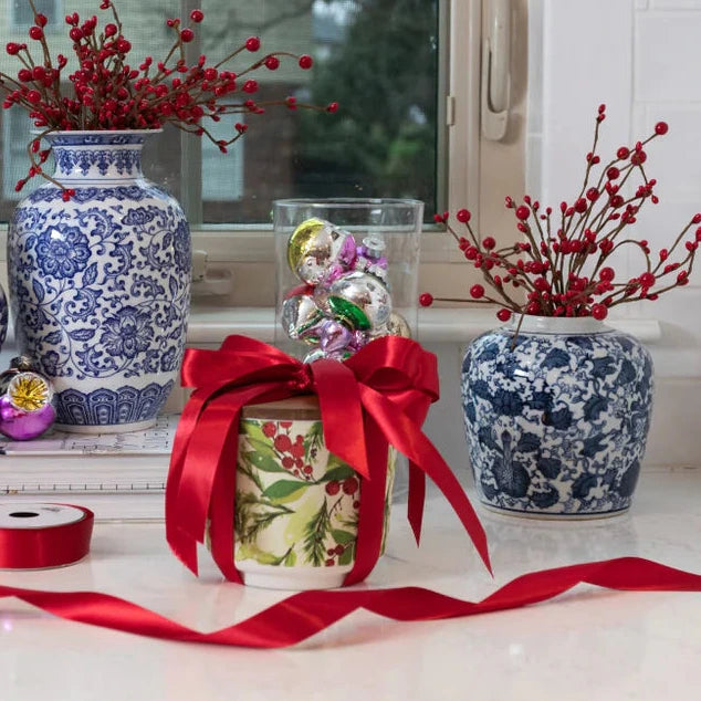 Merry Memories Patterned 3 Wick Candle