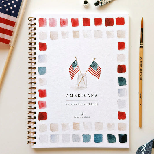 Watercolor Workbook Americana