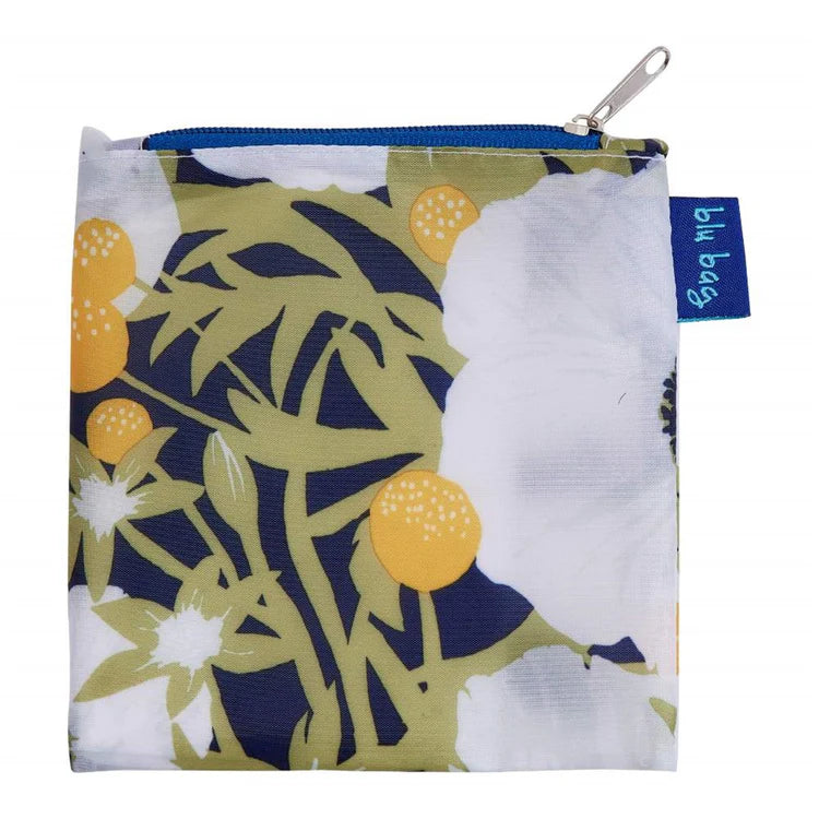 Anemone Poppy Blu Bag in a Pouch