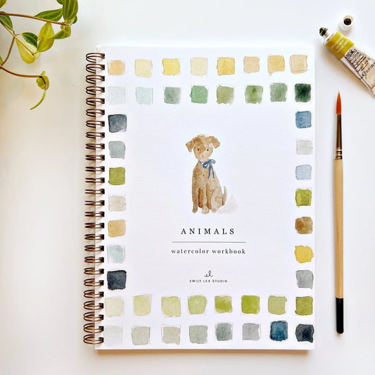 Watercolor Workbook Animals