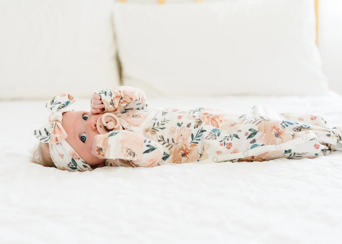 Newborn Knotted Gown Autumn