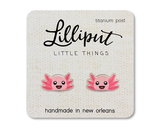 Lilliput Earrings Axolotl