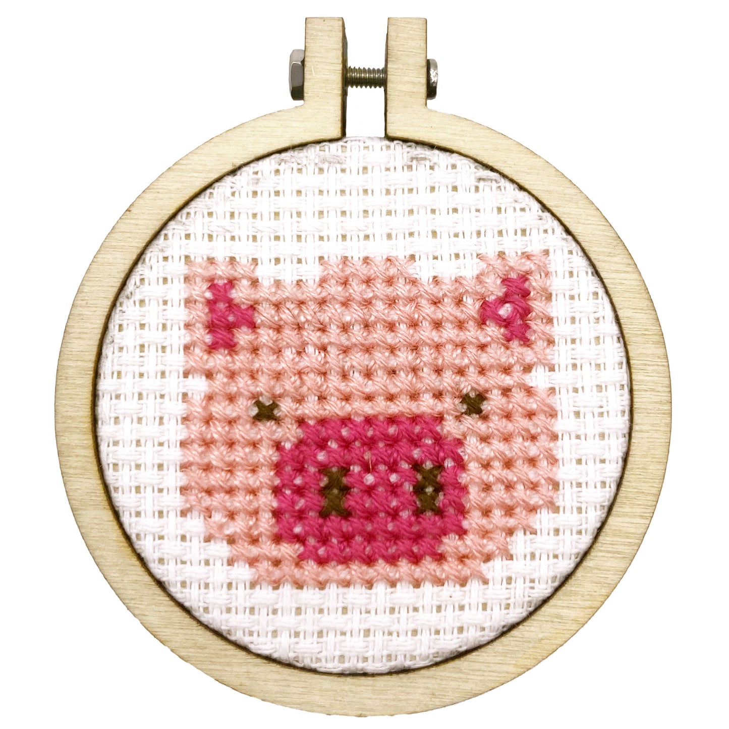 "Missing You Pig Time" Mini Matchbox Cross Stitch Kit