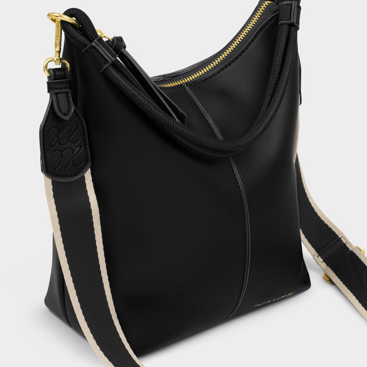 Hallie Satchel Bag Black