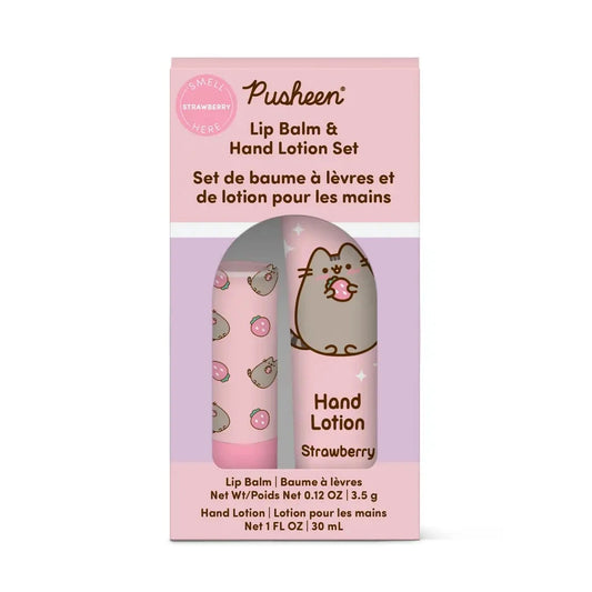 Lip Balm & Hand Lotion Set Sweet Strawberry