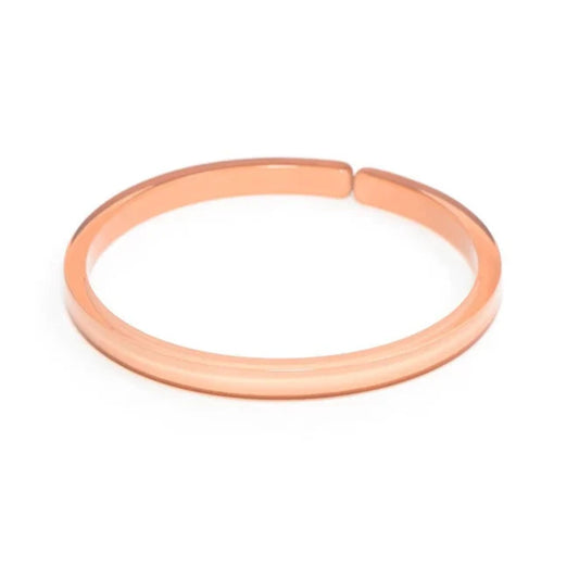 Skinny Resin Bangle Beige