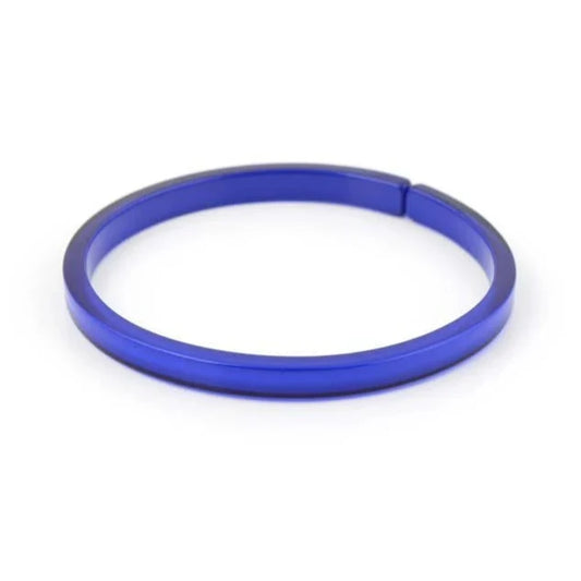 Skinny Resin Bangle Cobalt