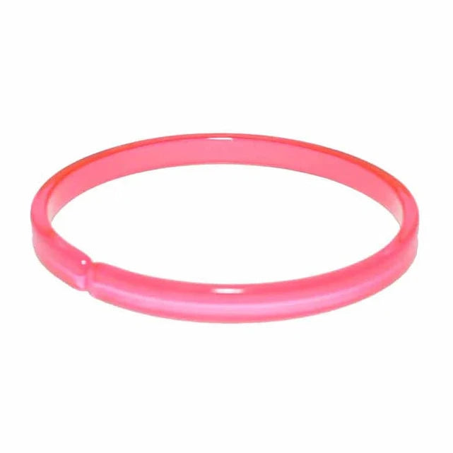 Skinny Resin Bangle Neon Pink