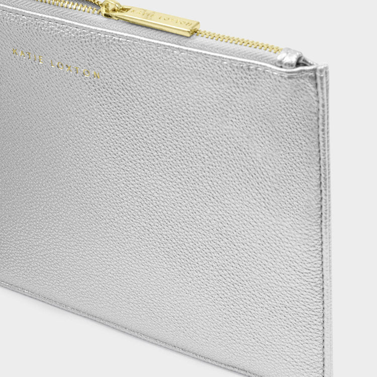 Hallie Wristlet Pouch Silver