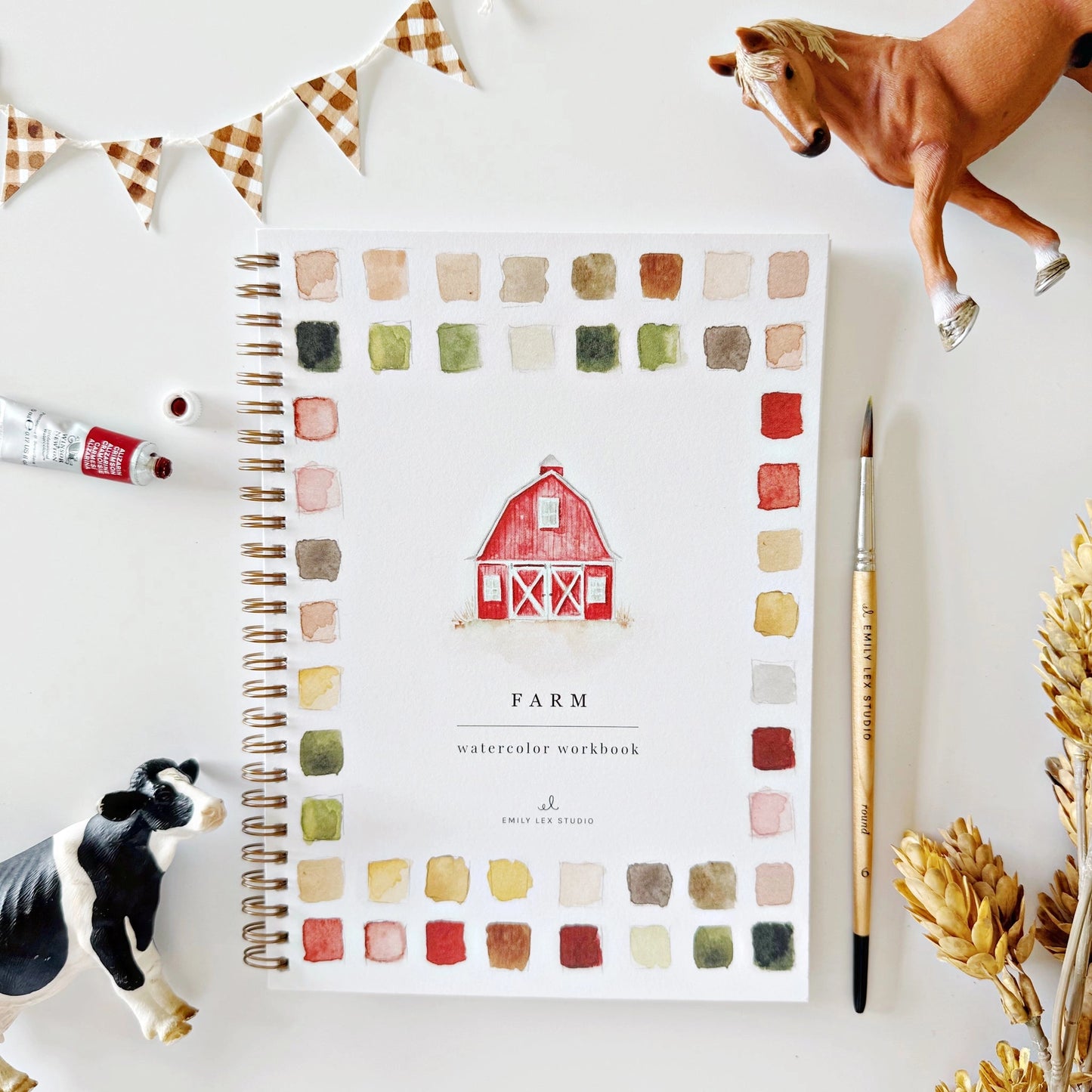 Watercolor Workbook Farm