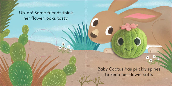 Baby Cactus Finger Puppet Book