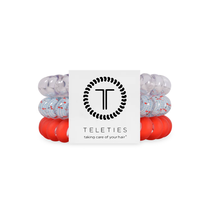 Basket of Cherries Large Hair Ties