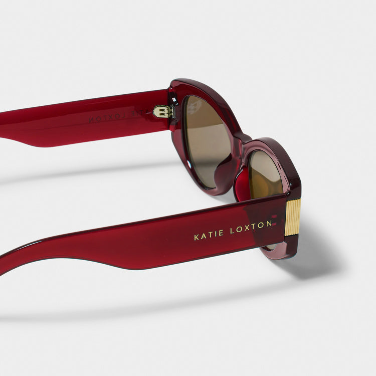 Rimini Sunglasses Deep Red