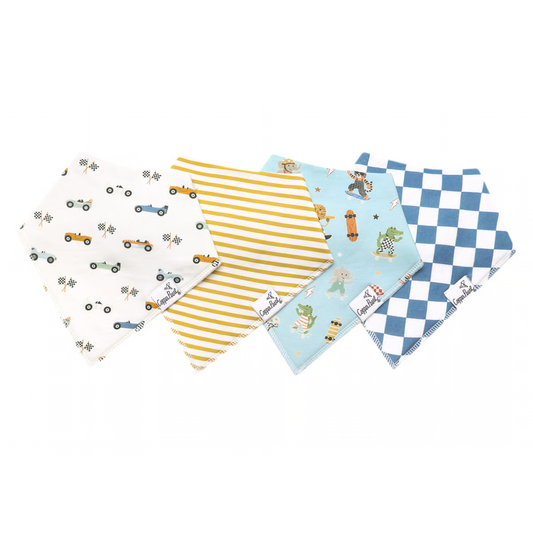 Bandana Bibs Speedster Set of 4