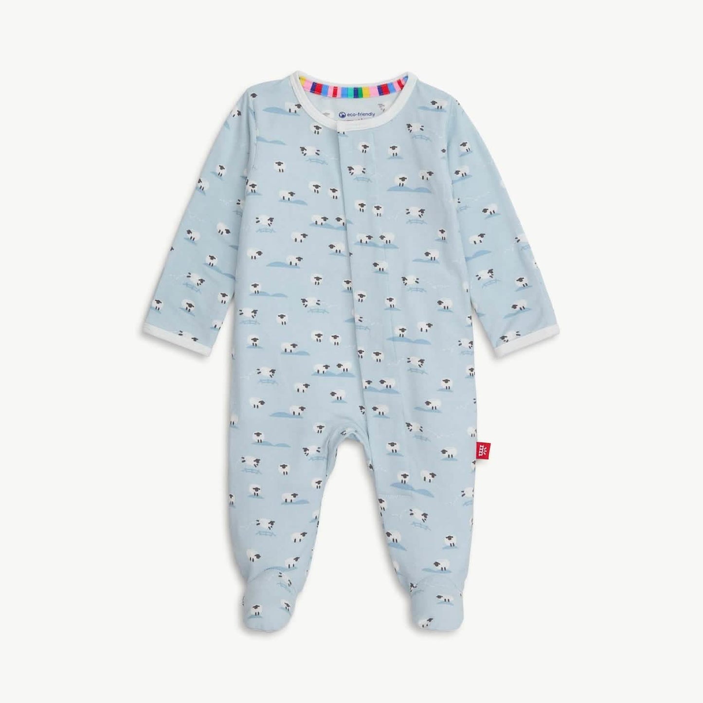 Blue Baa Baa Baby Magnetic Footie