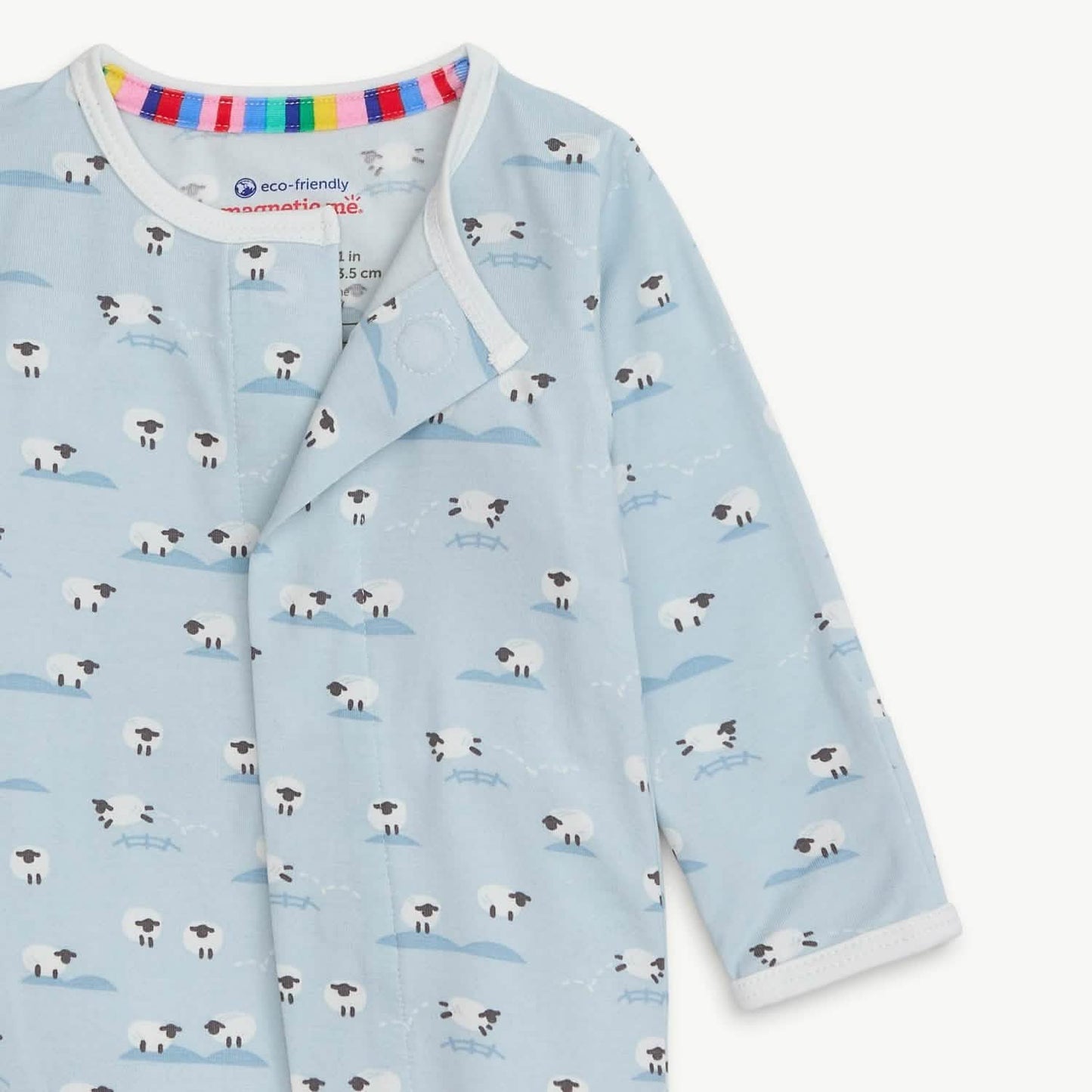 Blue Baa Baa Baby Magnetic Footie