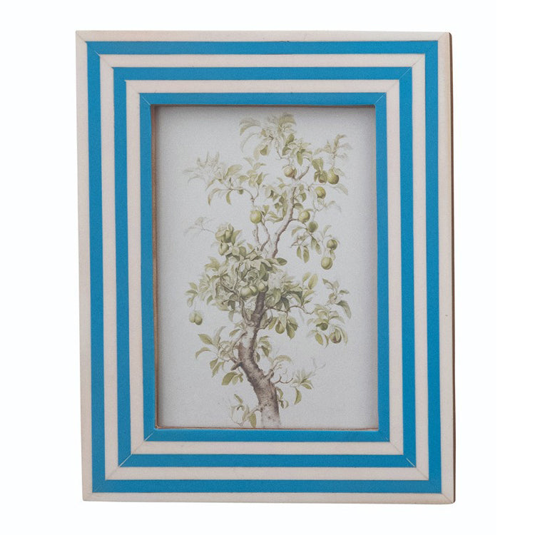 Blue Striped Photo Frame