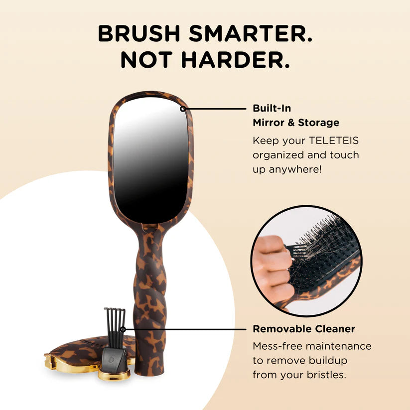 Boar Bristle Full-Size Hair Brush Tortoise