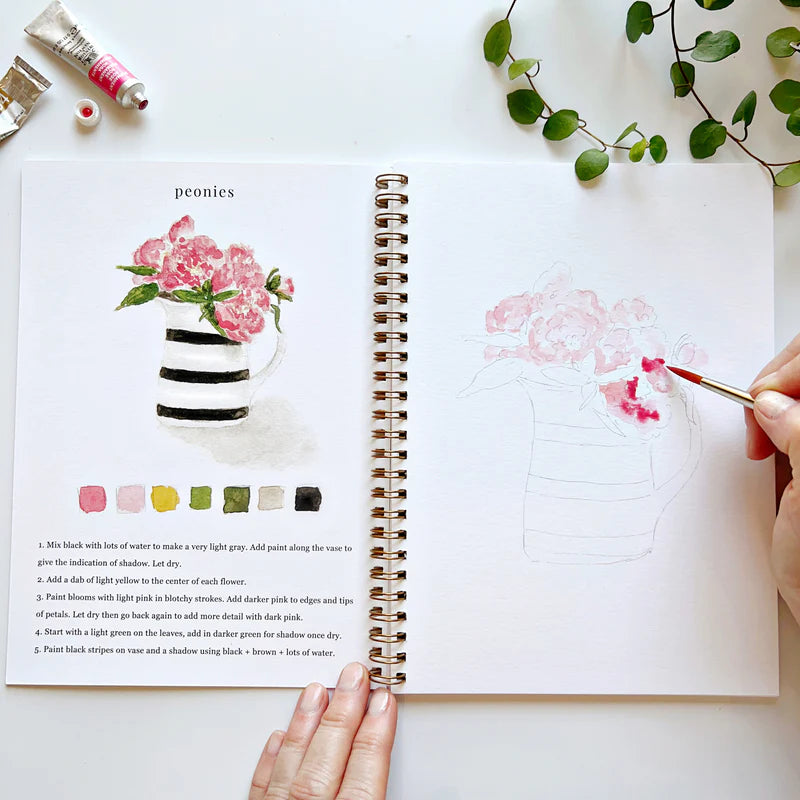 Watercolor Workbook Bouquets