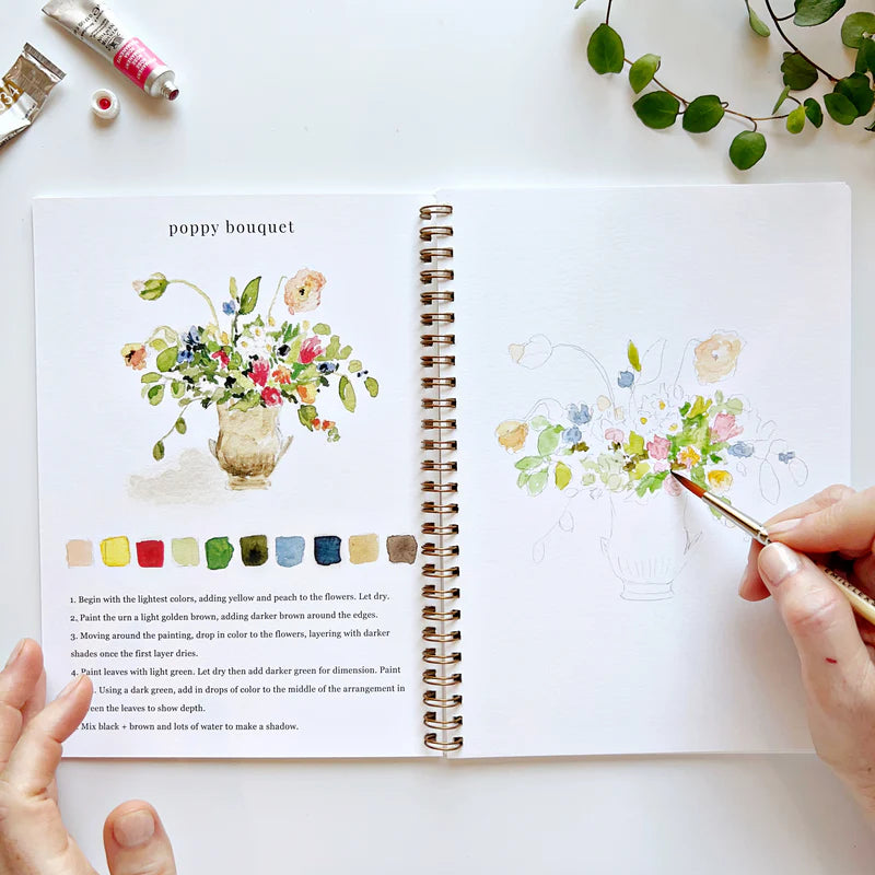 Watercolor Workbook Bouquets