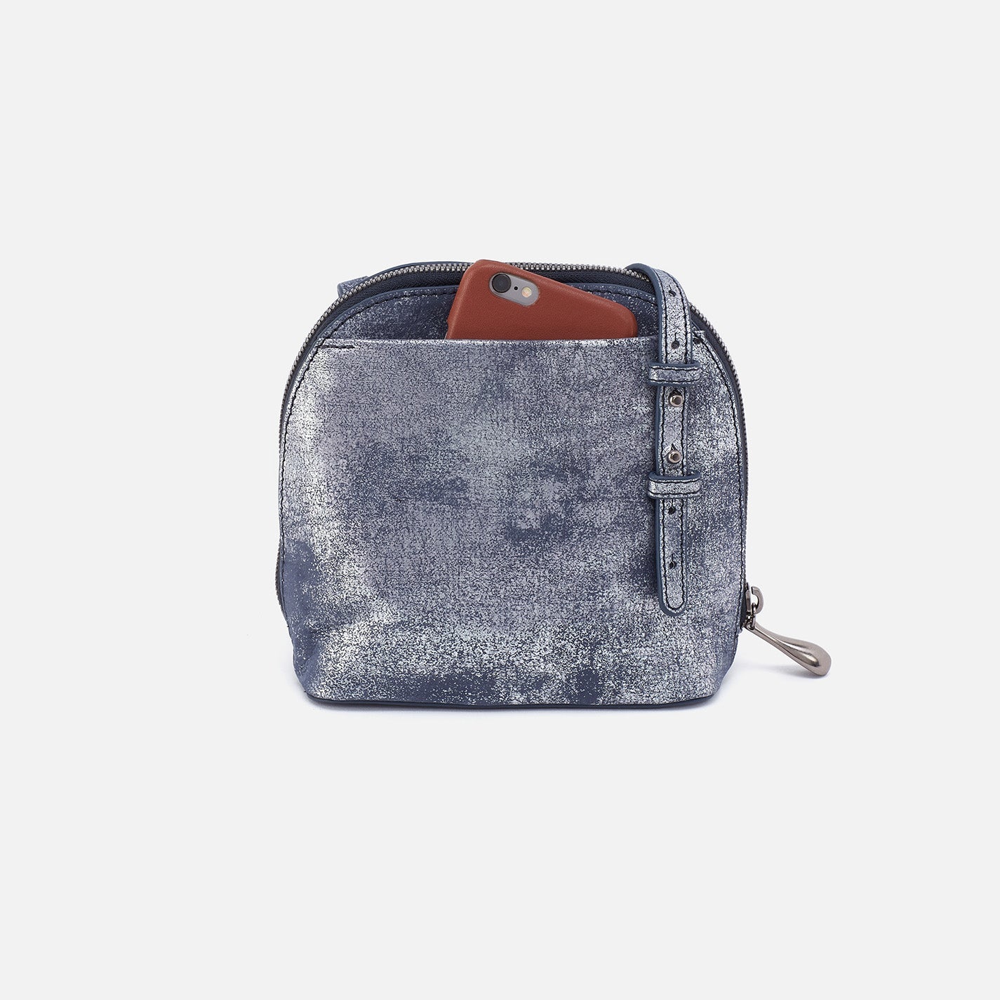 Nash Crossbody Blue Pewter Metallic