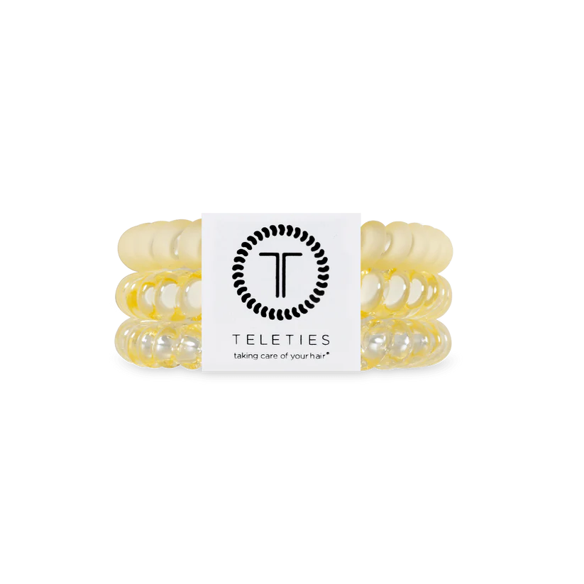 Teleties Small Butter Yellow