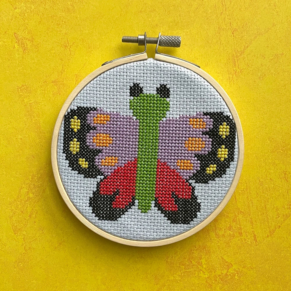 ButterflyCounted Cross Stitch DIY Kit