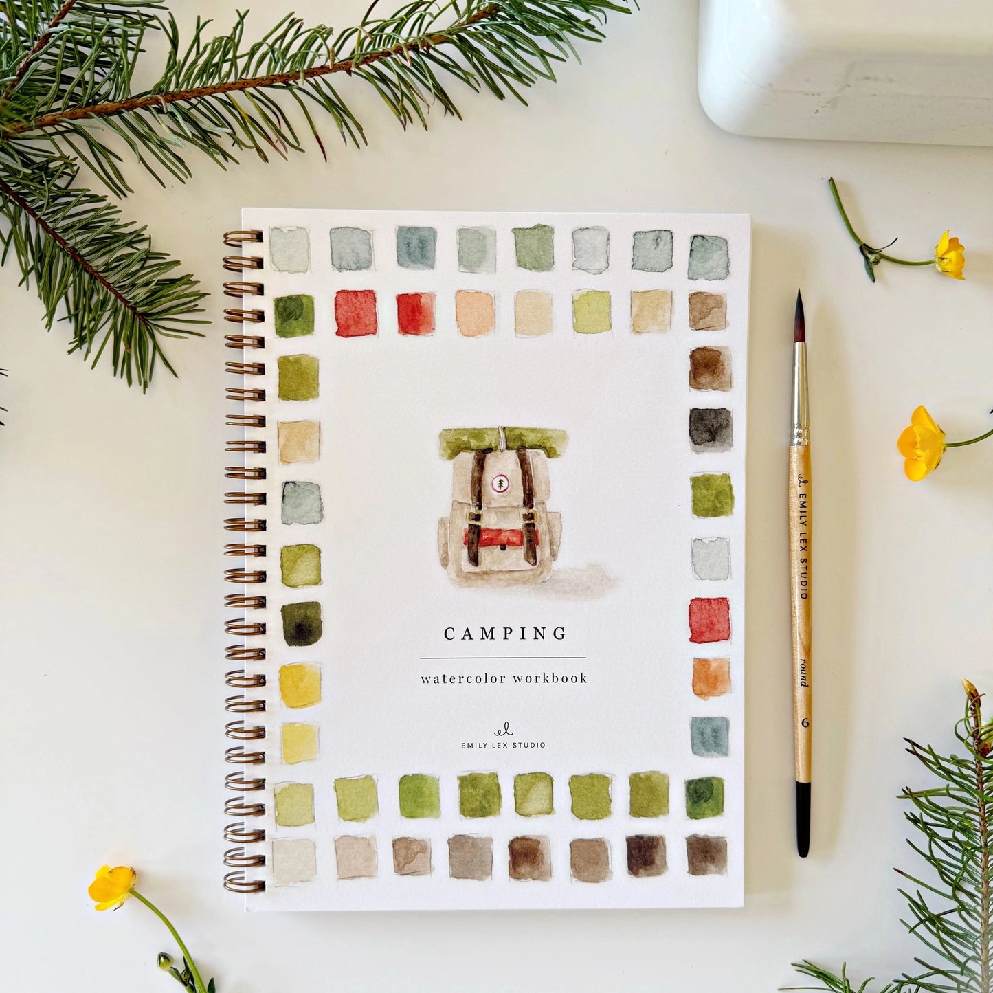 Watercolor Workbook Camping