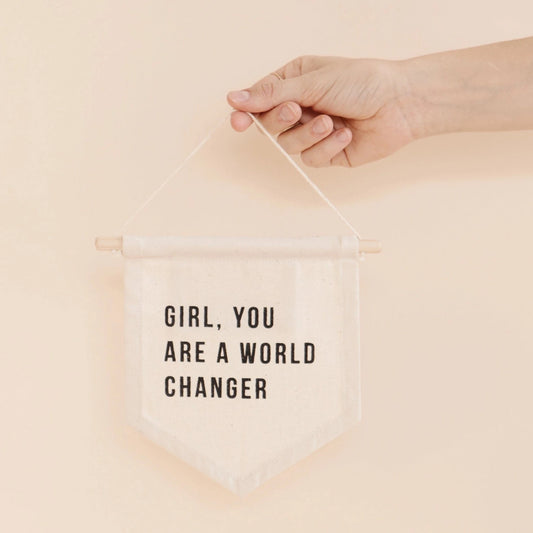 World Changer Hanging Sign