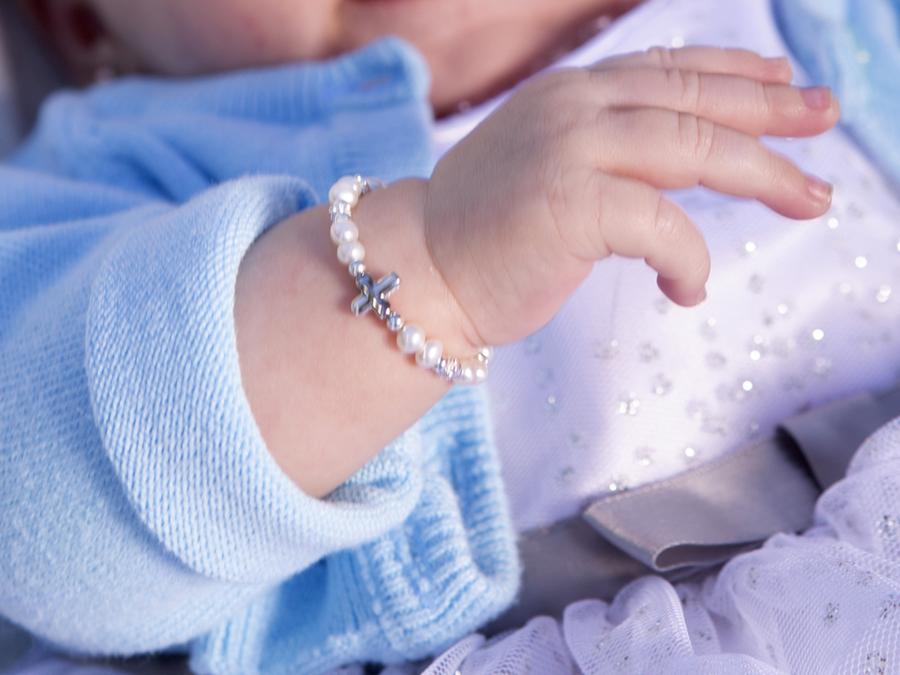 Emily Sterling Silver Cross Bracelet