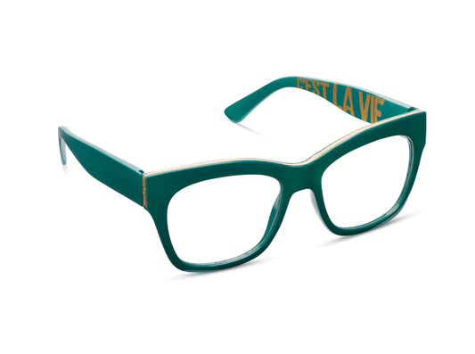Peepers Readers C'est la Vie Teal