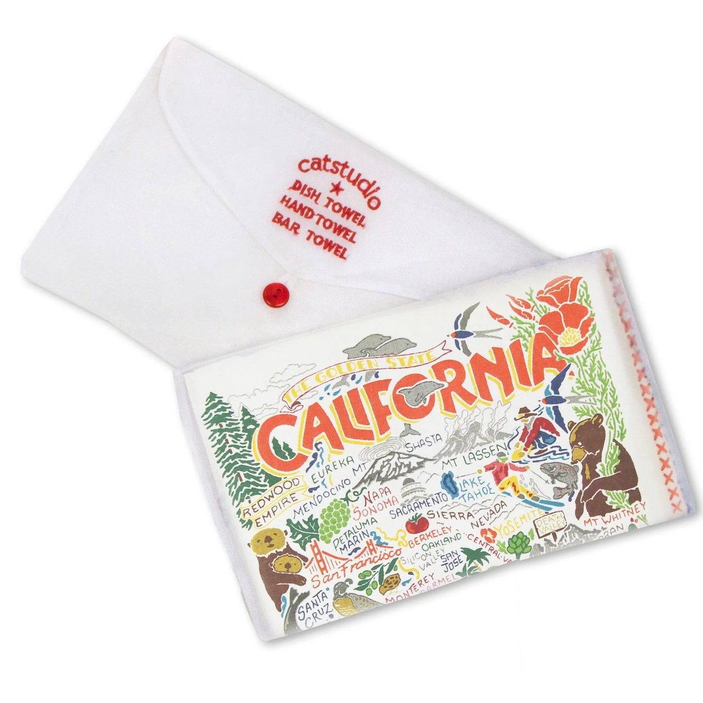 Catstudio Dish Towel California