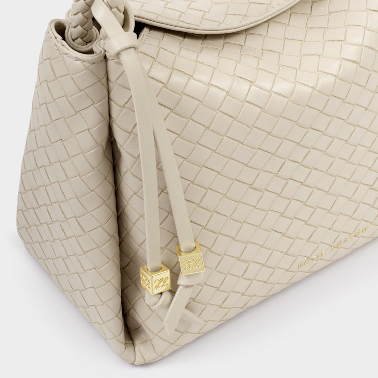 Nova Woven Texture Top Handle Bag Off White Pepperberries Nova Woven Texture Top Handle Bag Off White Pepperberries