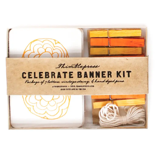 Celebrate Letterpress DIY Banner Kit