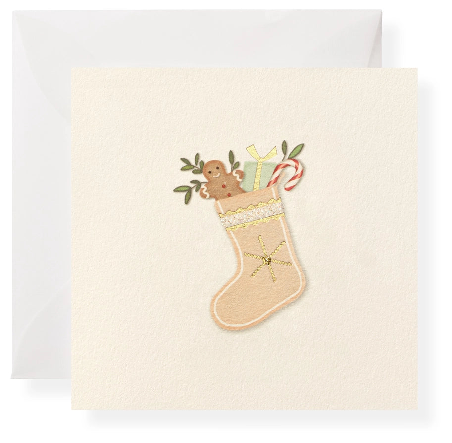 Christmas Cheer Gift Enclosure Box Set of 8 Cards