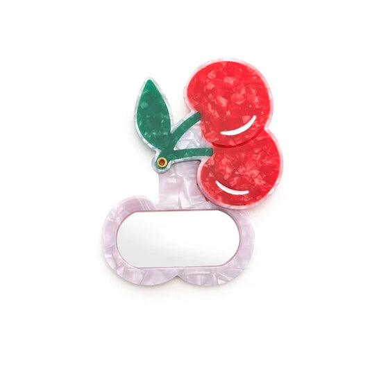 Cherry Compact Mirror