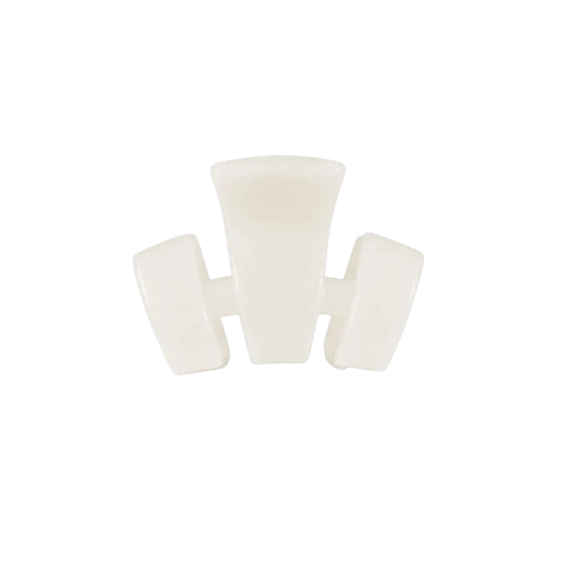 Coconut White Classic Petite Hair Clip