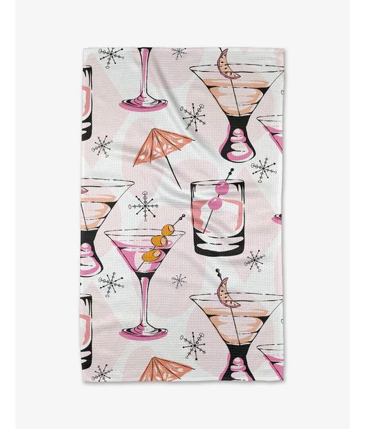 Cocktail Hour Tea Towel