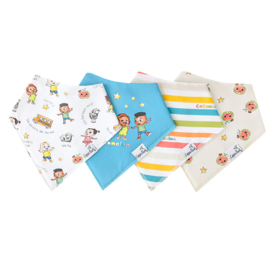 Bandana Bibs Set of 4 CoComelon Friends