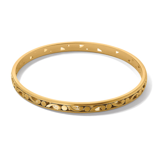 Contempo Slim Bangle Gold