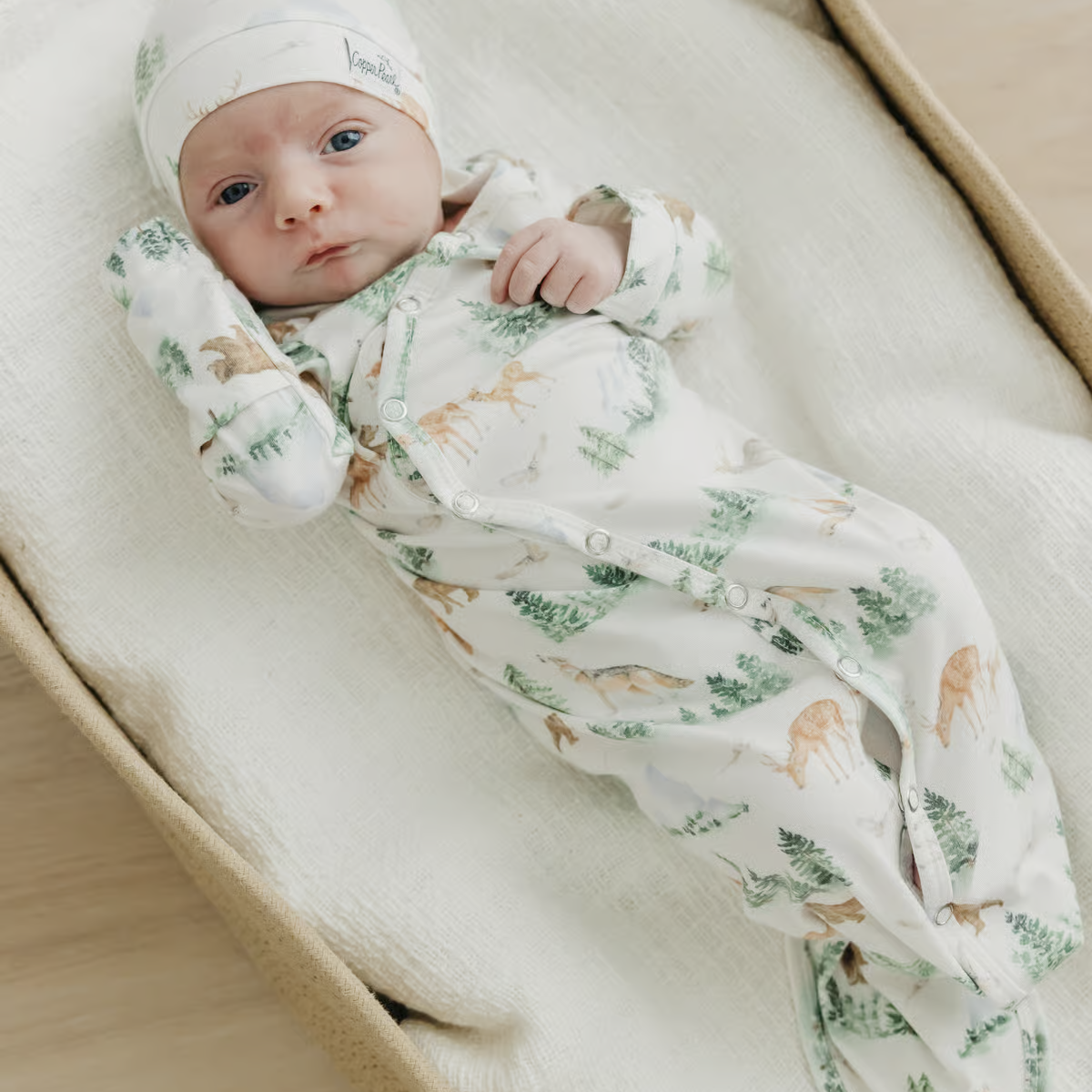 Newborn Knotted Gown Grayson