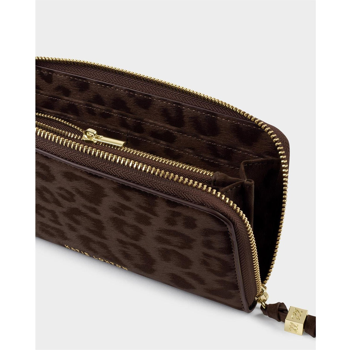 Chocolate Leopard Large Wallet/Clutch