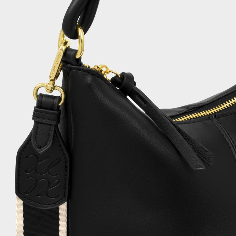 Hallie Satchel Bag Black