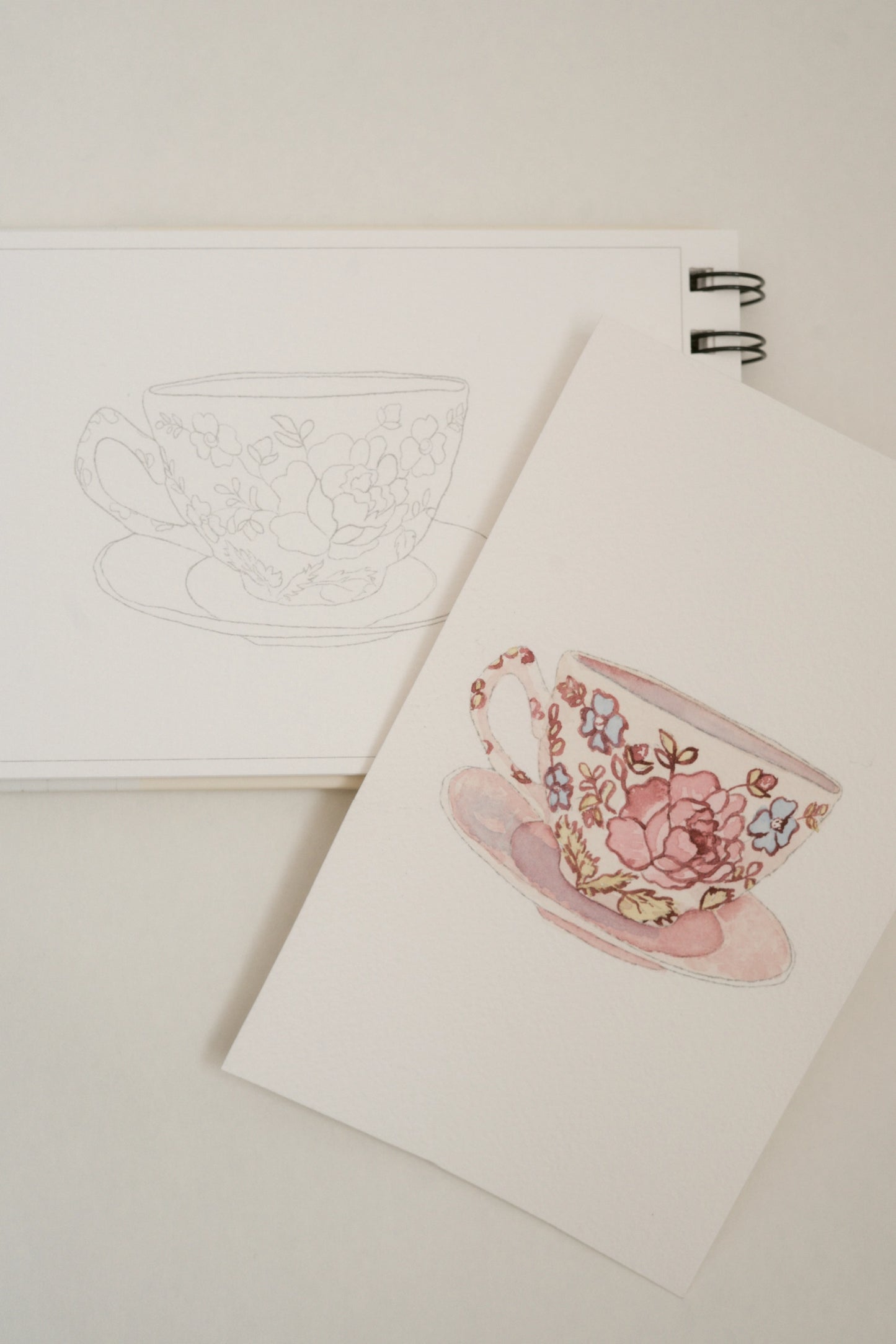 A Little Bit of Spring Mini Watercoloring Book