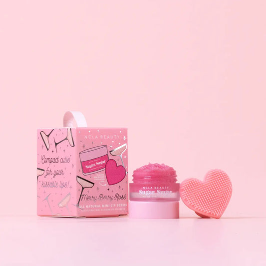 Merry Berry Rose Swirl Lip Scrub Ornament Gift Set